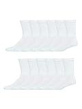 Hanes Men's X-temp Cushioned Crew Socks (Pack of 12 Pairs) | Amazon (US)