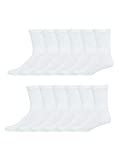 Amazon.com: Hanes mens Hanes Men's X-temp Cushioned Crew (Pack of 12 Pairs) Casual Sock, White, 1... | Amazon (US)