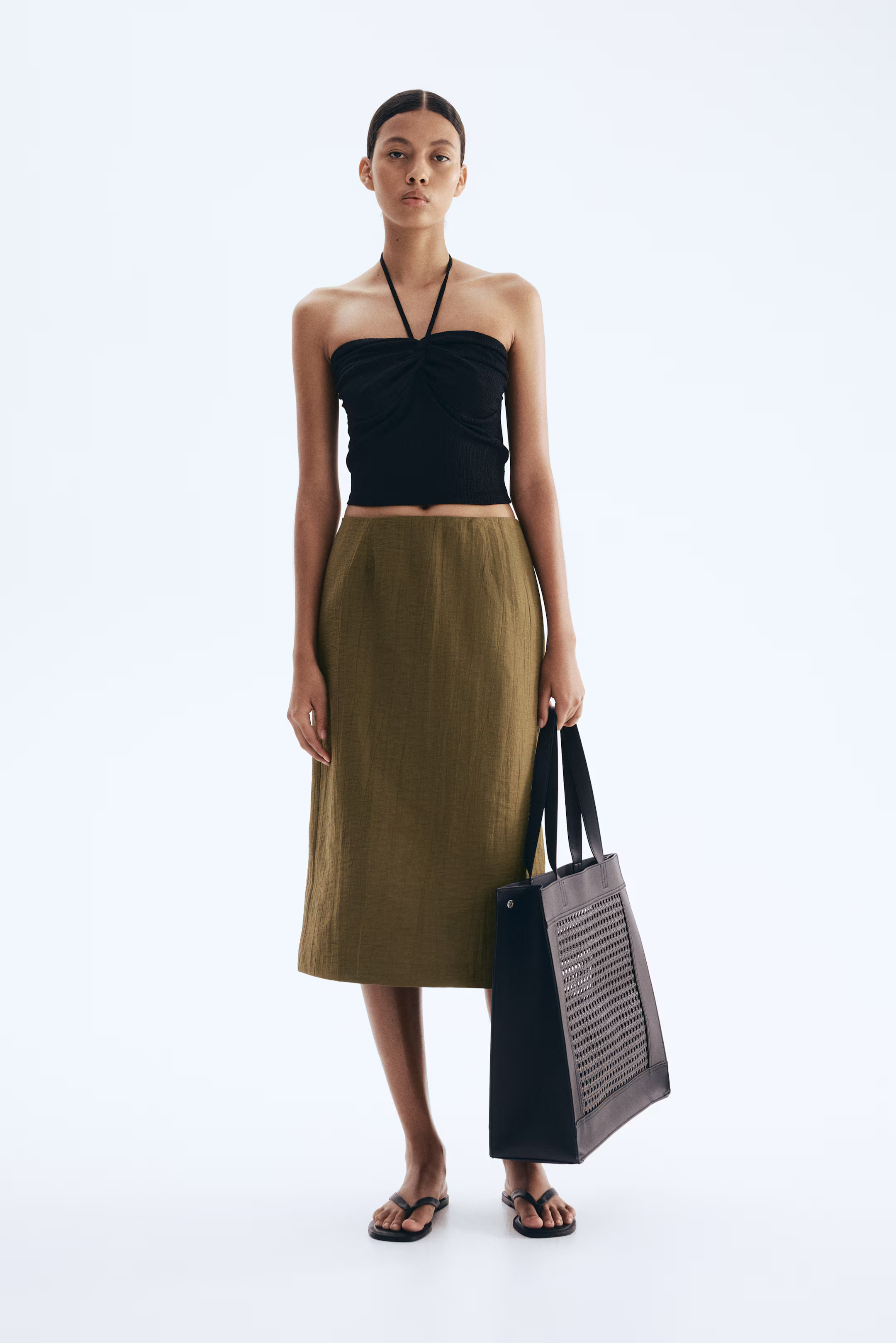 Gonna a tubino goffrata | H&M (FR, IT, ES, PT, BE)