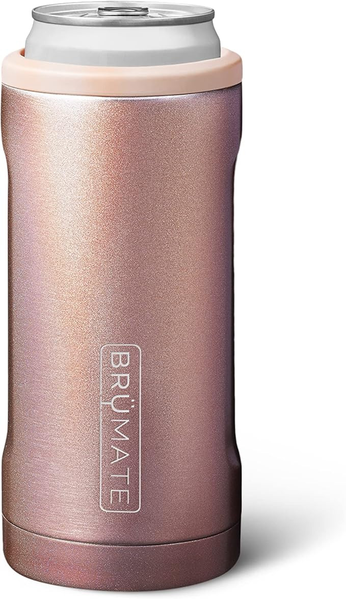 BrüMate Hopsulator Slim Can Cooler Insulated for 12oz Slim Cans | Skinny Can Insulated Stainless... | Amazon (US)