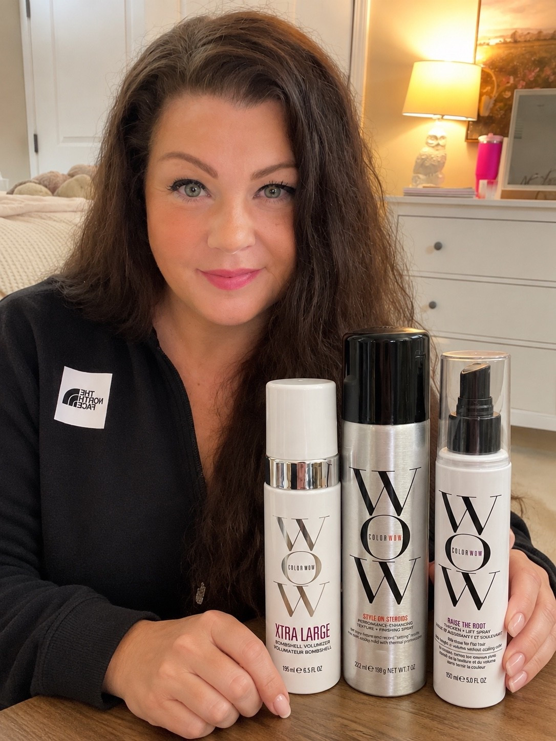 My go-to trio for BIG volume! These have made such a difference in giving my hair more body, lift, and fullness.

✨ Color Wow Raise the Root – Thicken + Lift Spray
✨ Color Wow Xtra Large – Bombshell Volumizer
✨ Color Wow Style on Steroids – Texture + Finishing Spray

Linking all three!

#LTKBeauty #LTKgrwm #LTKmorningroutine