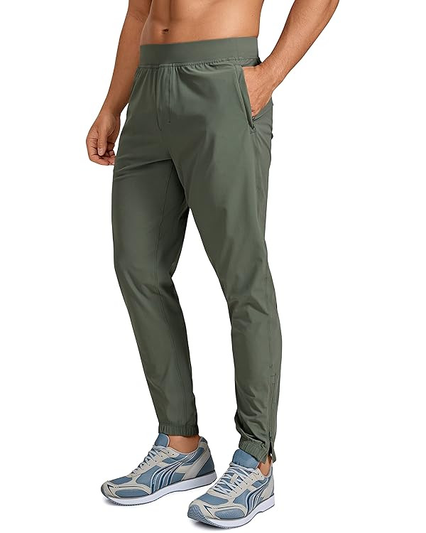 CRZ YOGA Men's Lightweight Joggers Pants - 29" Quick Dry Workout Pants Track Running Gym Athletic... | Amazon (US)