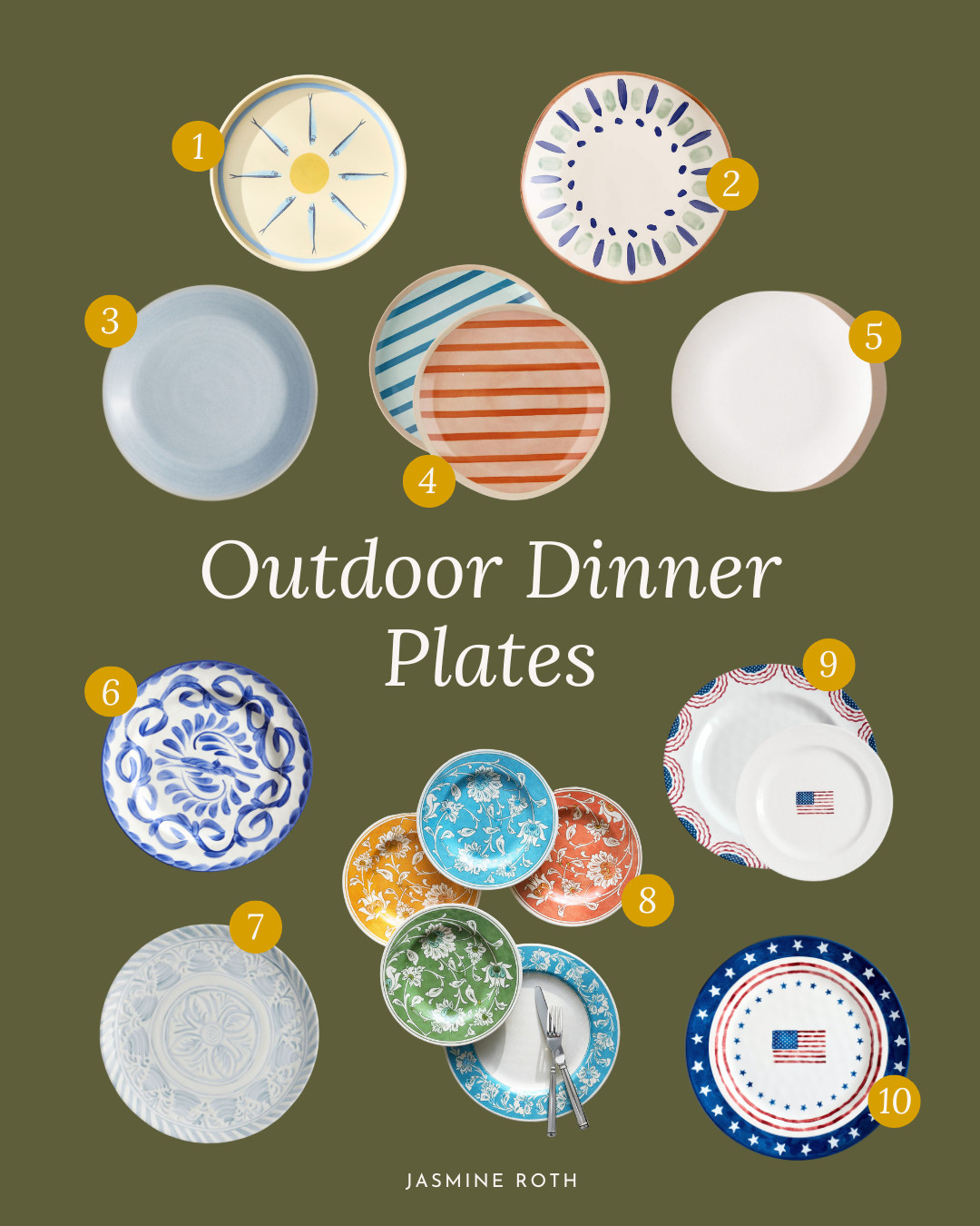 Memorial Day Weekend Hosting, Outdoor Dining Plates 

 #LTKSeasonal #LTKHome #LTKParties