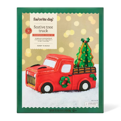 Christmas Vintage Truck & Tree Cookie Kit - 22.5oz - Favorite Day™ | Target