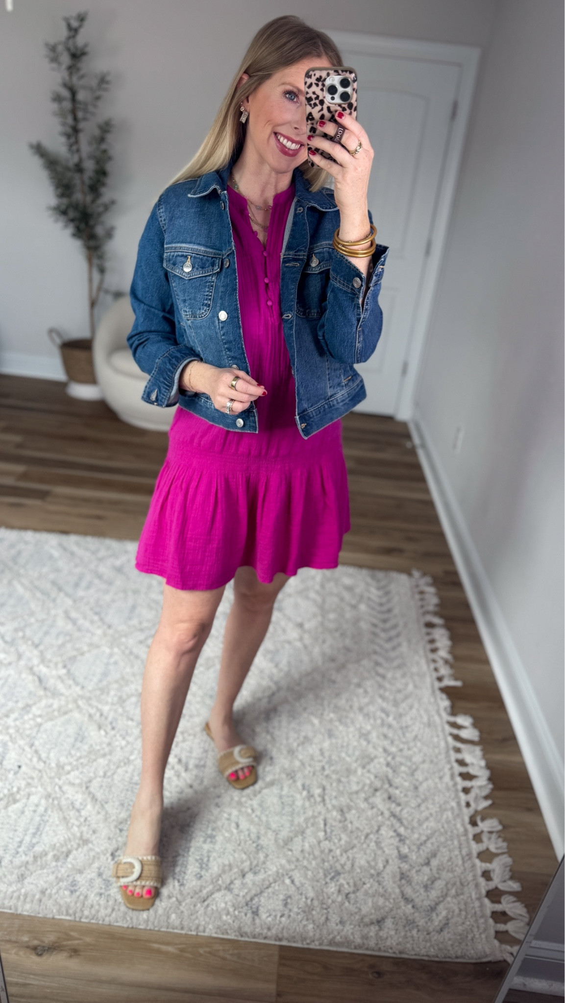 Daily try on, time and tru, Walmart outfit, Walmart fashion, Walmart try on, denim jacket 

#LTKWorkwear #LTKmomlife #LTKootd