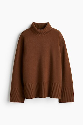 H & M - Cashmere-Blend Turtleneck Sweater - Beige | H&M (US + CA)