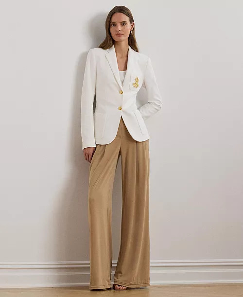 Bullion Jacquard Blazer | Macy's