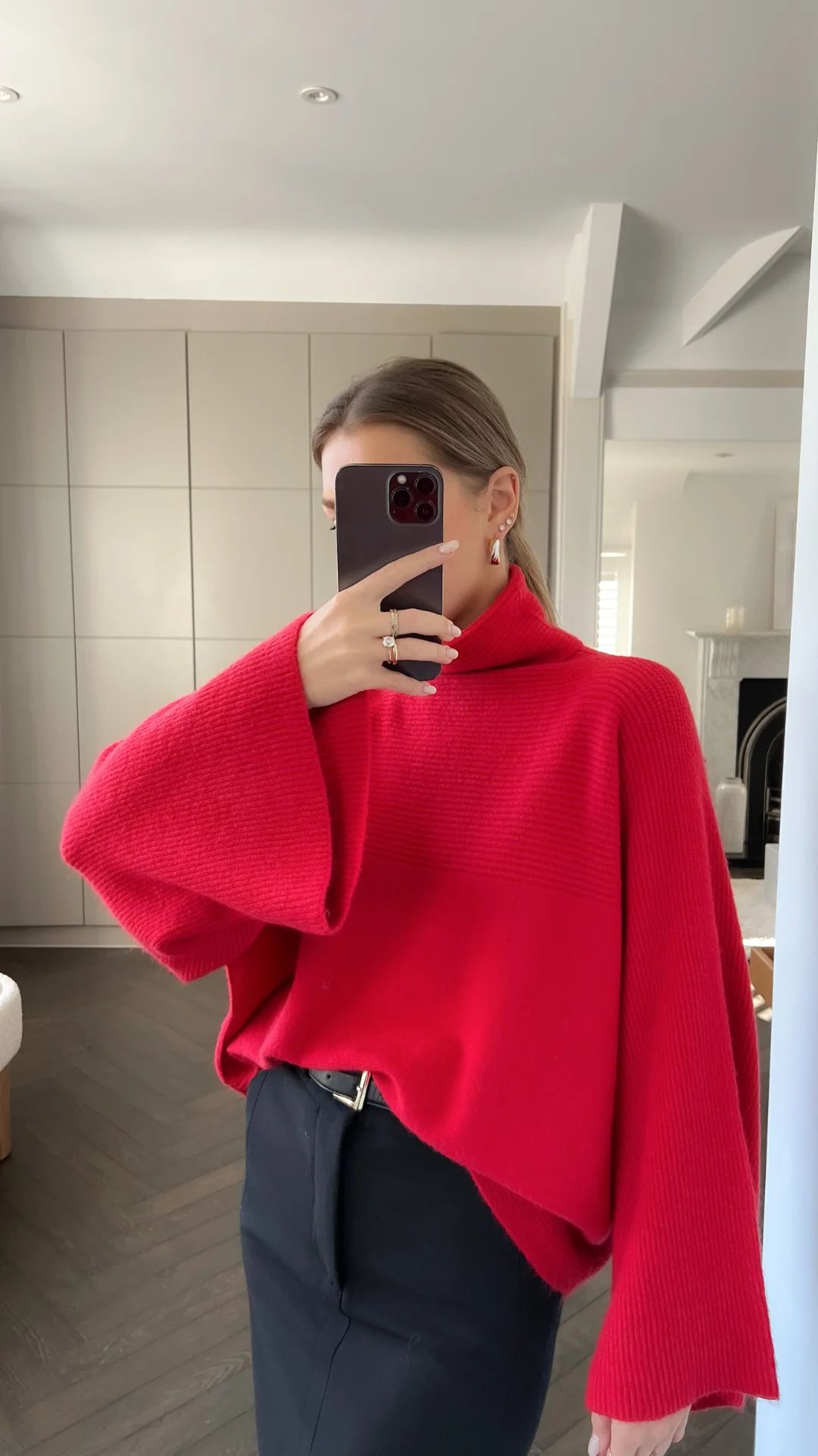 AMELIE SWEATER - RED | Charli