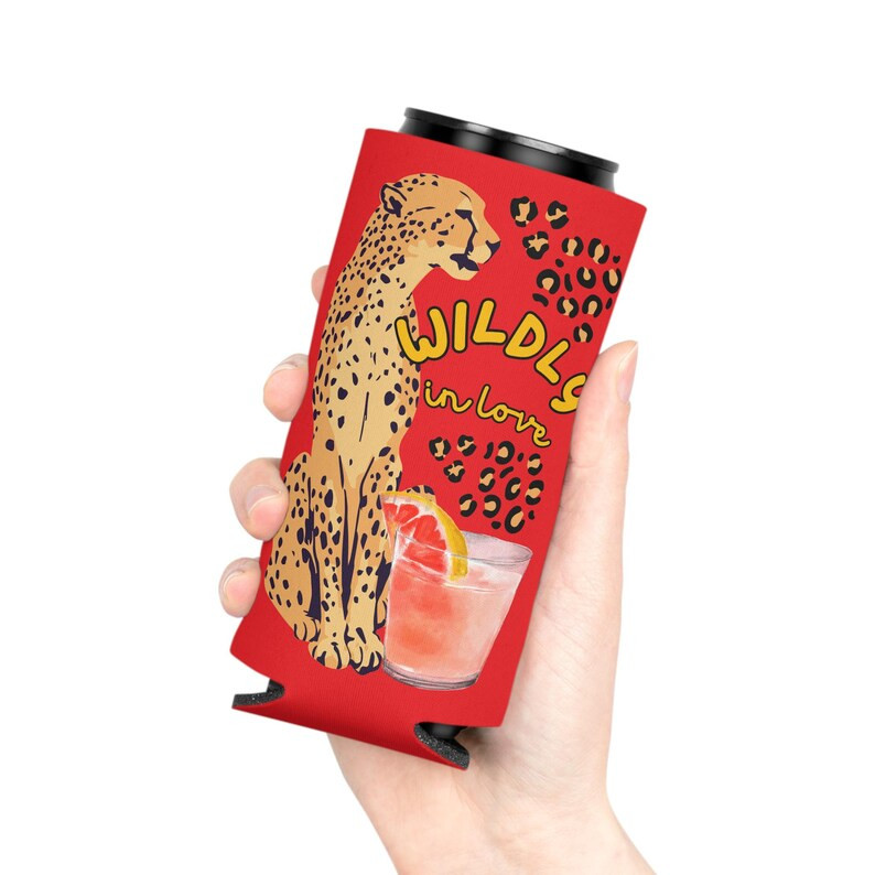 Jungle Vibes Can Cooler Cheetah Print Bachelorette Party Favors, Gifts for Bridesmaids, Wildly in... | Etsy (US)
