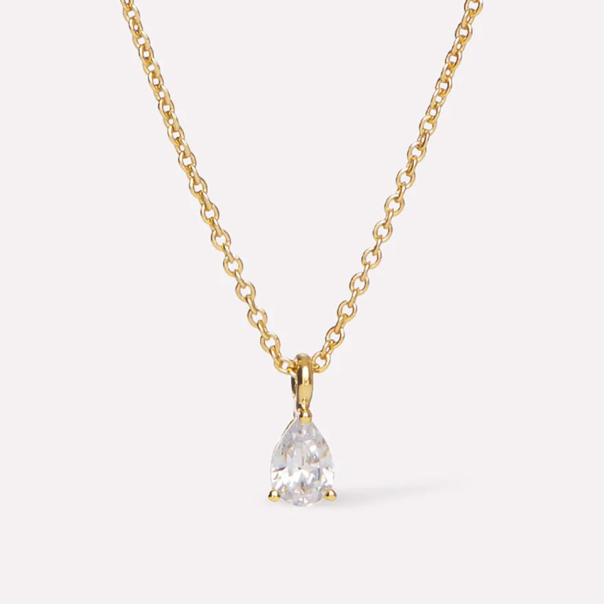 Delicate Solitaire Pendant - Elise Pendant | Ana Luisa