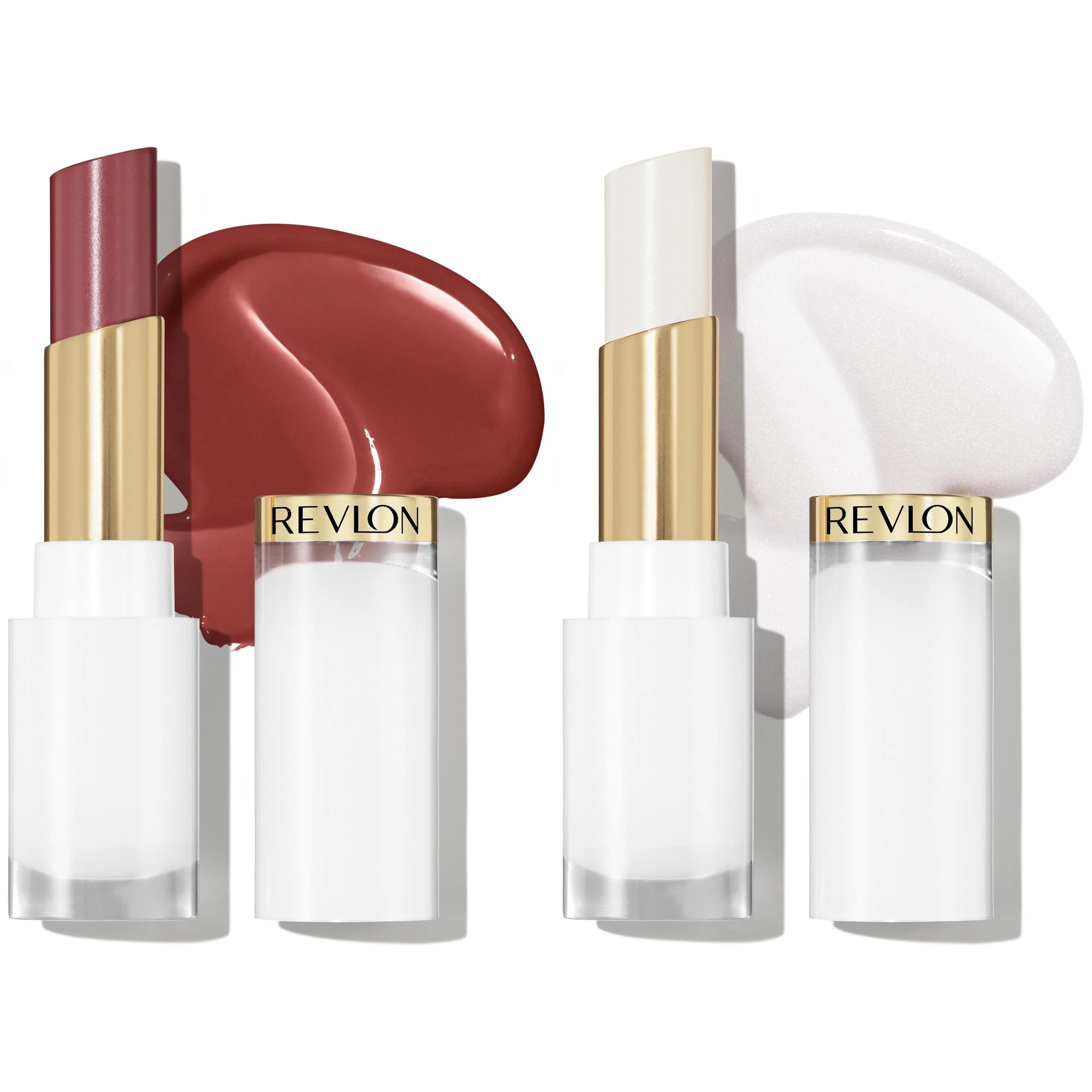 Revlon Glass Shine Tinted Lip Balm, 2pk Rum Raisin & Sparkling Quartz | Walmart (US)