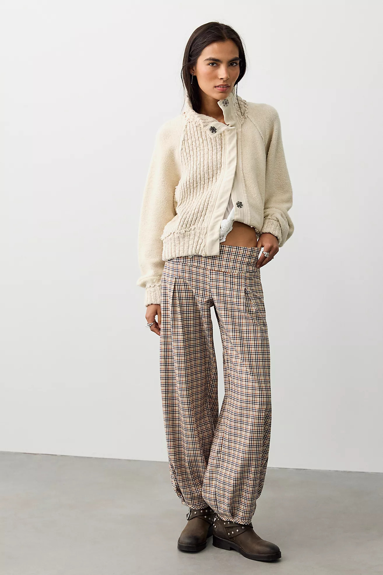 Lizzy Low-Rise Pleated Balloon Pants | Free People (Global - UK&FR Excluded)
