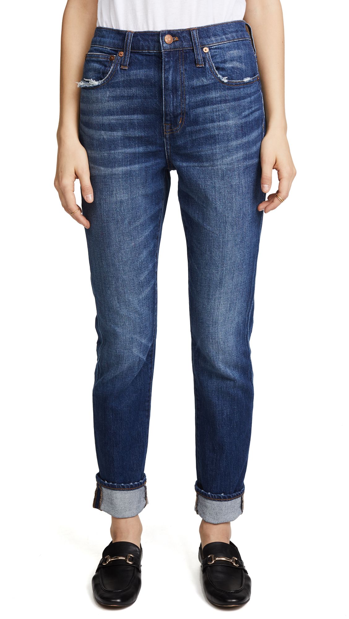 Madewell High Rise Slim Boy Jeans | Shopbop