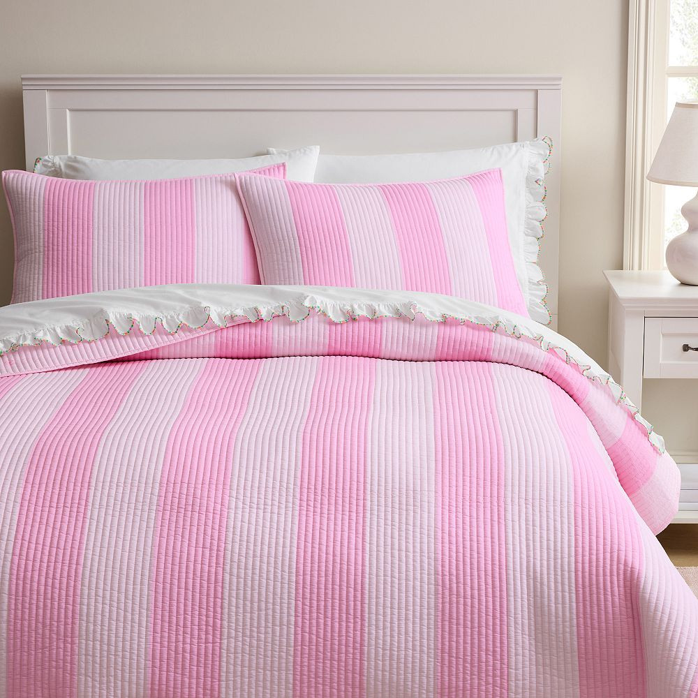 Stoney Clover Lane Cabana Stripe Reversible Quilt | Pottery Barn Teen