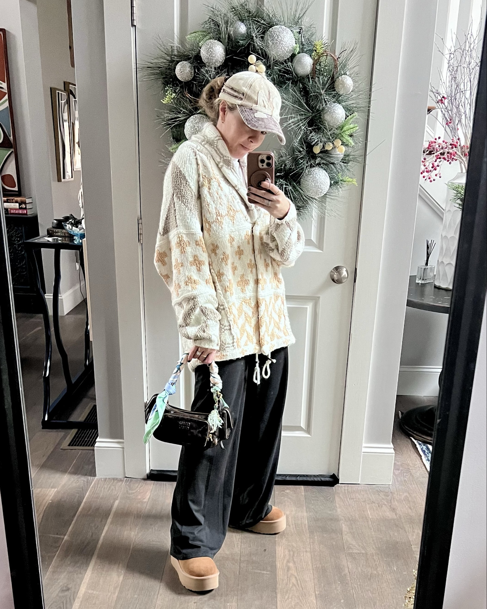 Cozy for a weekend Dunkin' run