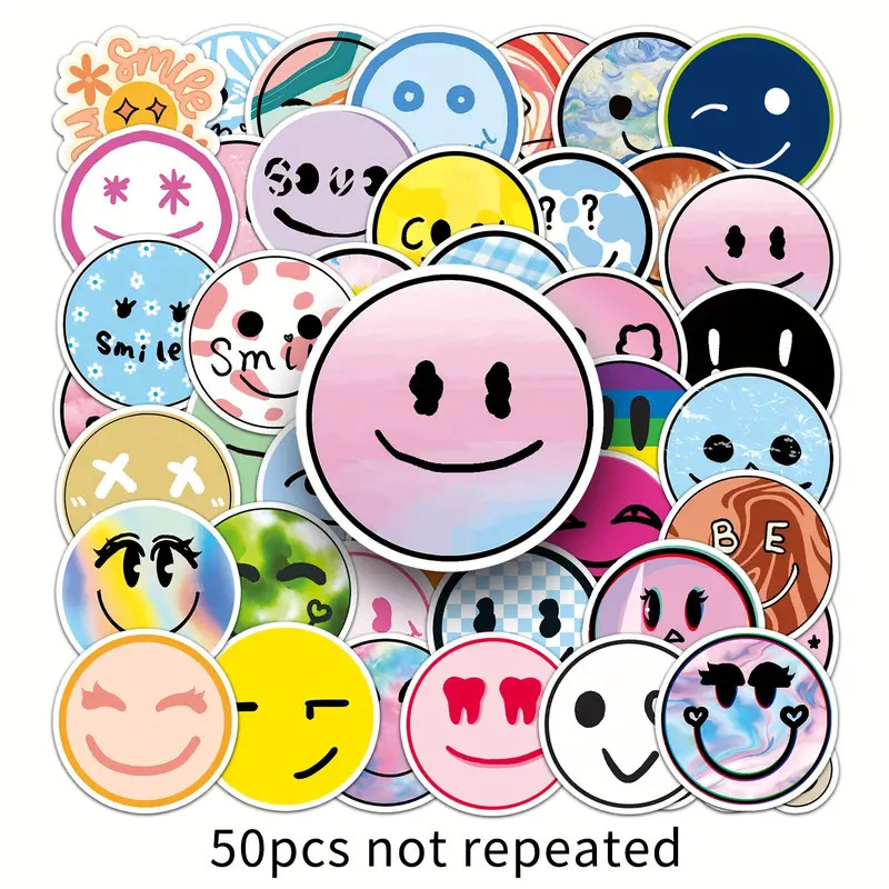 Happy Face Cute Doodle Cartoon Small Fresh Hand painted Diy - Temu | Temu Affiliate Program