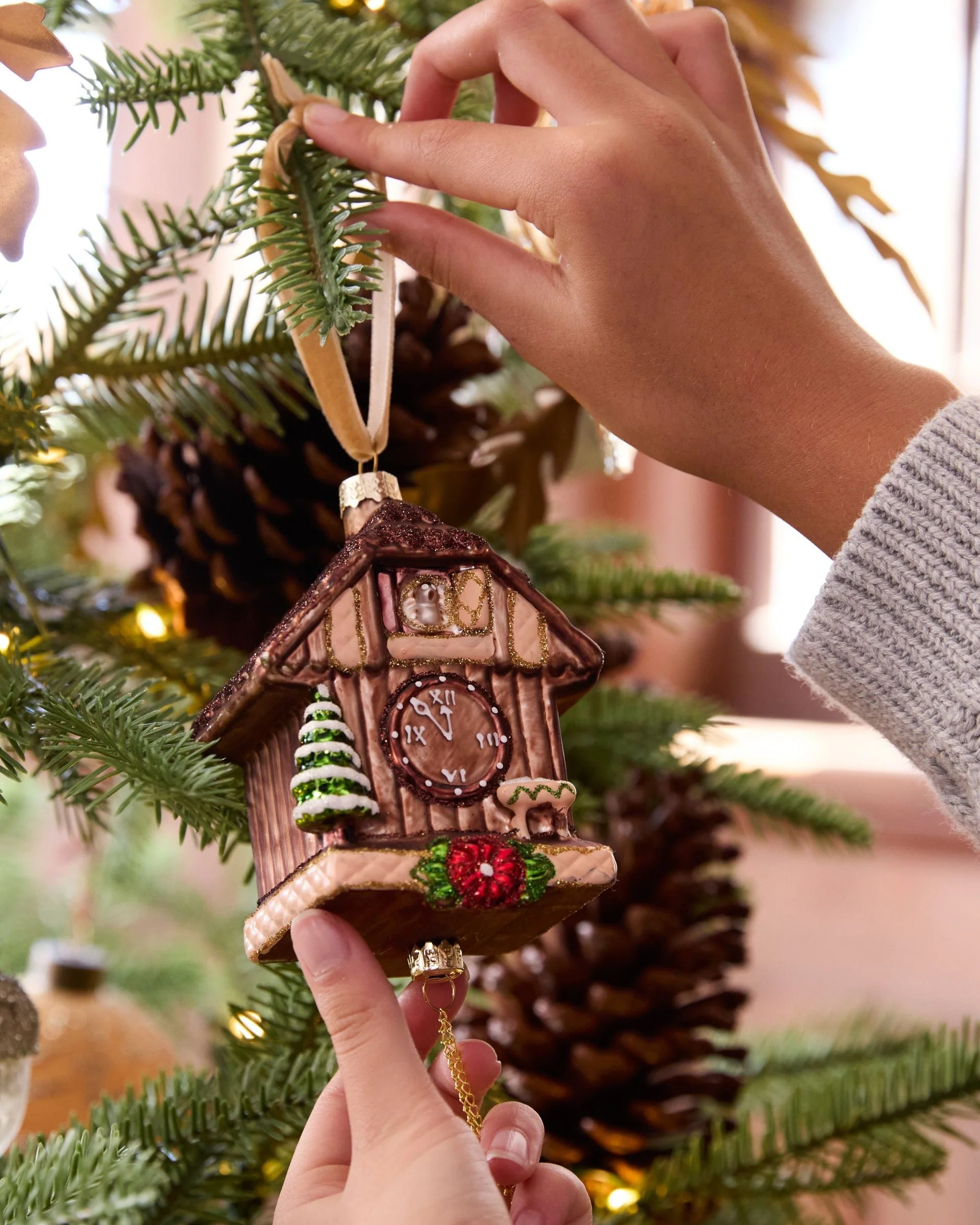 Vintage Cuckoo Clock Ornament | Magnolia