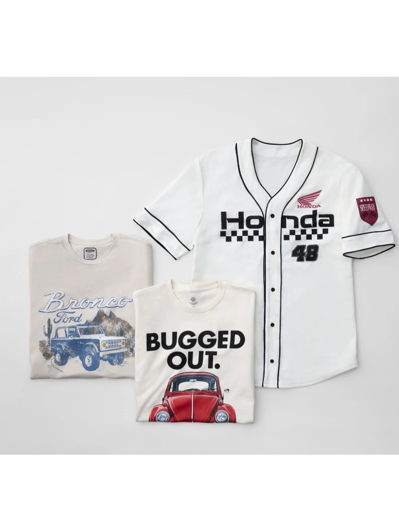 Volkswagen Bug Men's & Big Men's Graphic Tee with Short Sleeves, Sizes S-3XL | Walmart (US)