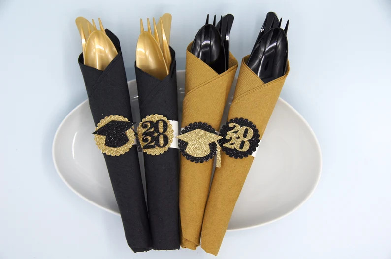 Graduation Napkins, 2022 Cutlery Set, Graduation Favor, 2022 Graduation Cutlery set, Tableware | Etsy (US)