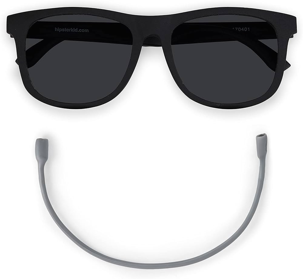 Hipsterkid Polarized Classic Wayfarers Kids & Baby Sunglasses w/Strap - UVA/UVB Protection, Flexi... | Amazon (CA)