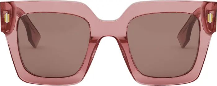 Fendi Roma 50mm Square Sunglasses | Nordstrom | Nordstrom