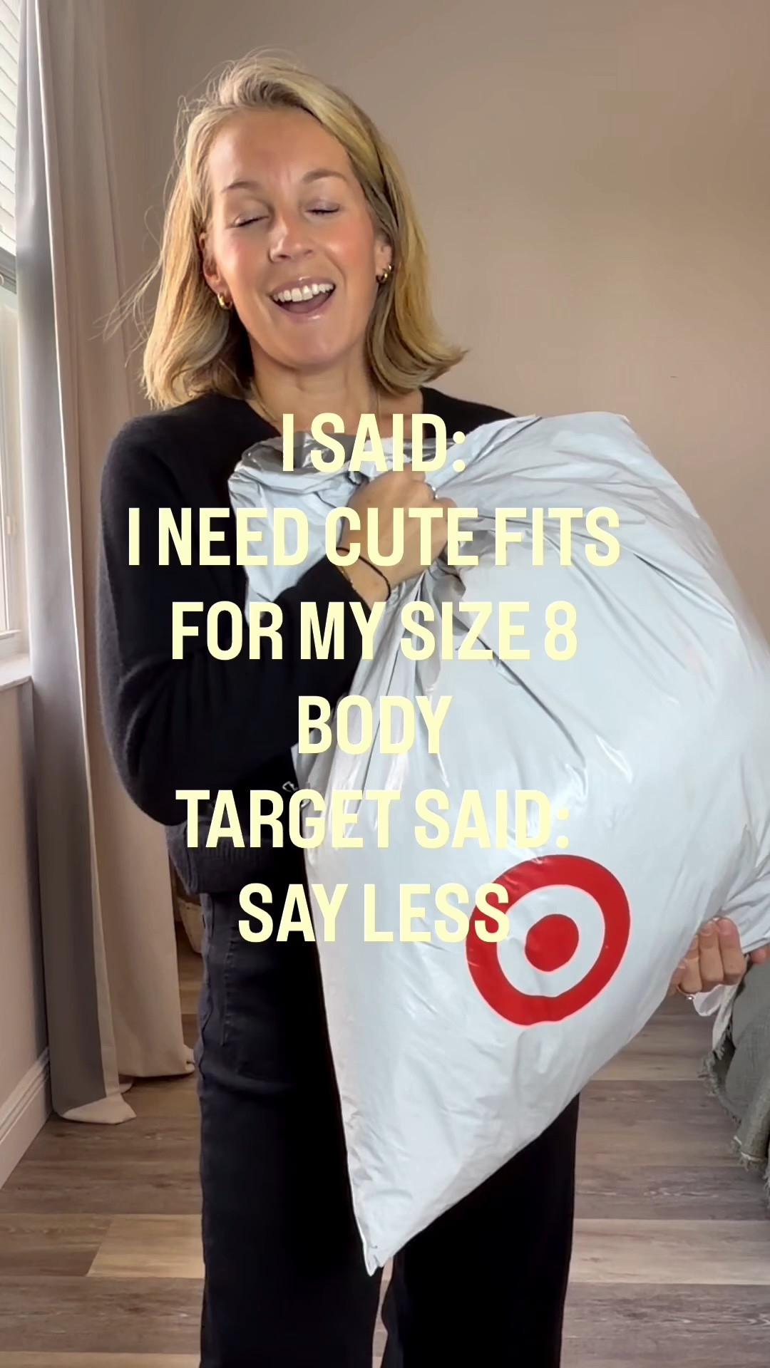 Holy moly this was a good one! @Target 
Except maybe for the blazer 🥴
Mediums in all of the tops EXCEPT the brown sweater. I need a small in the vest. 
Mediums in all soft bottoms and 8s in all of the denim. Barrel could be a 6. 
Jacket is a small! ENJOY BOOS!

#LTKootd #LTKgrwm #LTKSaleAlert