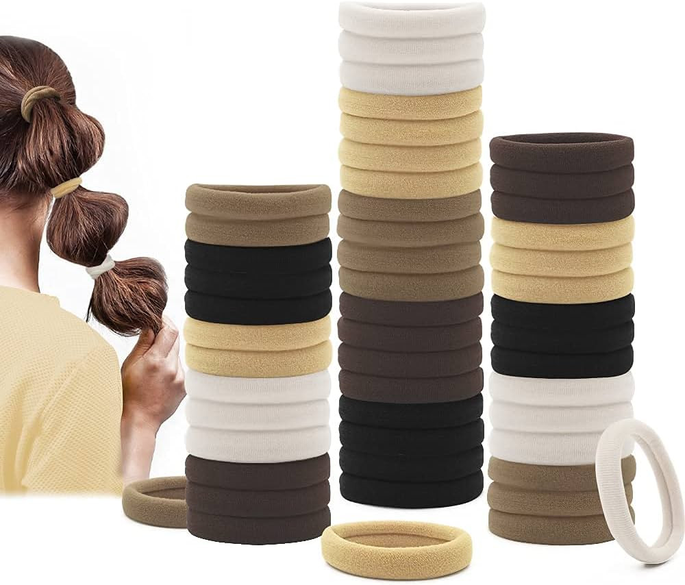 Dreamlover Hair Ties for Women, Girls Hair Ties for Thick Hair, Ponytail Holders, Seamless Hair T... | Amazon (CA)