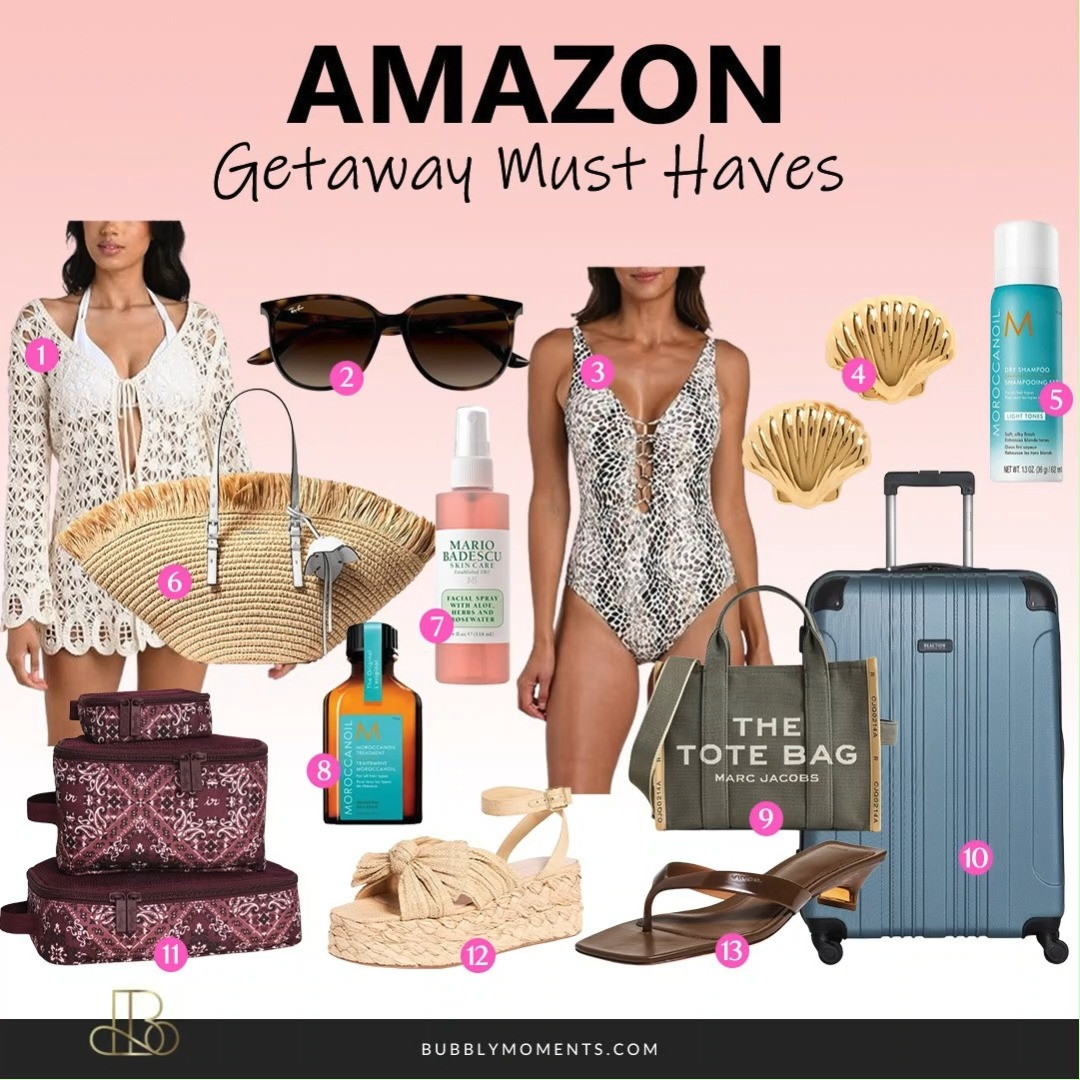 Planning your next trip? ✈️ These Women's Getaway Must Haves from Amazon are perfect for vacation, weekend trips, and everyday travel. From cute outfits and comfy shoes to travel accessories and beauty essentials, these finds make packing easy. Save this collection for your next getaway, shop your favorites, and get travel-ready with stylish essentials you'll use again and again. Follow for more Amazon fashion finds and travel inspiration.
#LTKBeauty #LTKTravel #LTKFinds #AmazonFinds #TravelEssentials #VacationStyle #GetawayStyle #TravelOutfit #AirportStyle #WeekendGetaway #BeachVacation #TravelAccessories #VacationOutfits #WomensFashion #FashionFinds #SummerStyle #TravelLife #OOTD #AmazonFavorites #PackWithMe #VacationReady #ShopTheLook #TrendingNow 

 