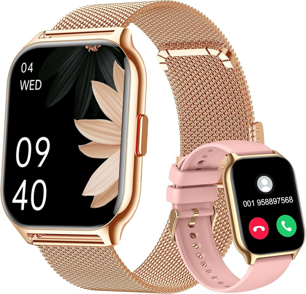 ZOSKVEE Smart Watch Answer/Make Calls, 2.01" Smartwatch Men Women, Fitness Watch with Blood Press... | Amazon (UK)