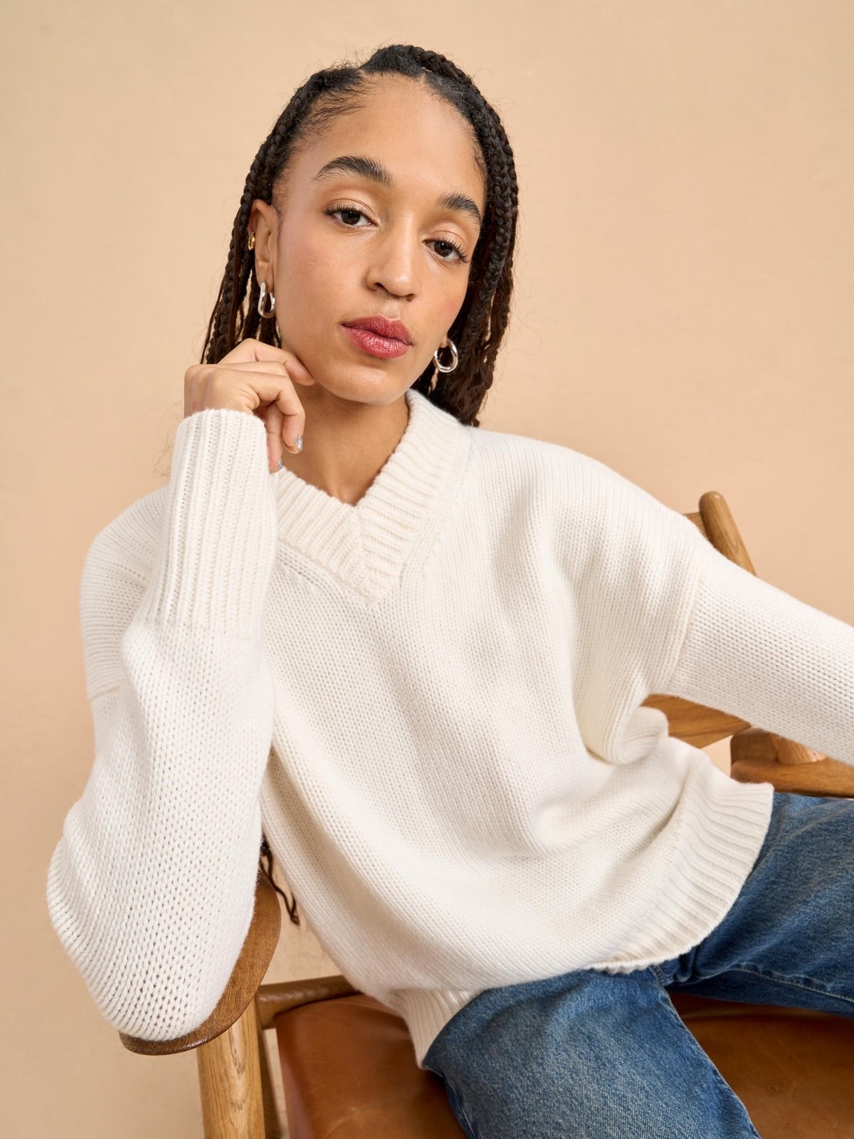 La ligne sale has items discounted 50% like this gorgeous sweater! 