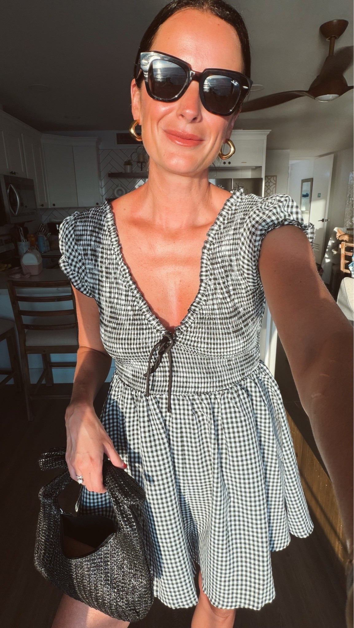 Cutest gingham romper I wore on vacation!

#LTKootd #LTKgrwm #LTKTall