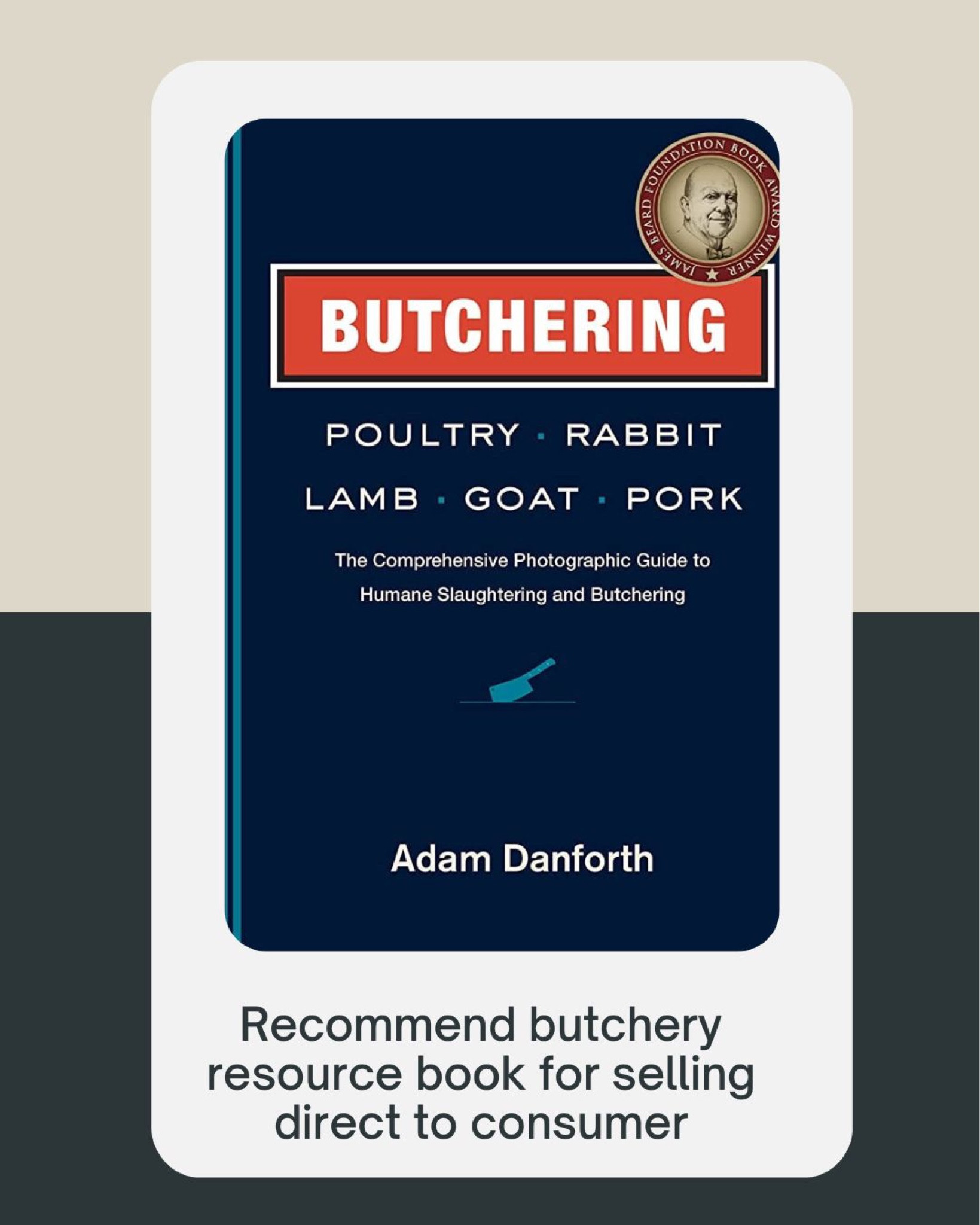 Recommended reference guide for homesteaders or selling meat direct to consumers 