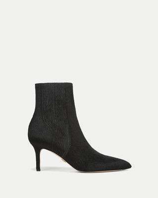 Veronica Beard Lisa Mid-Heel Ankle Boot Black | Veronica Beard