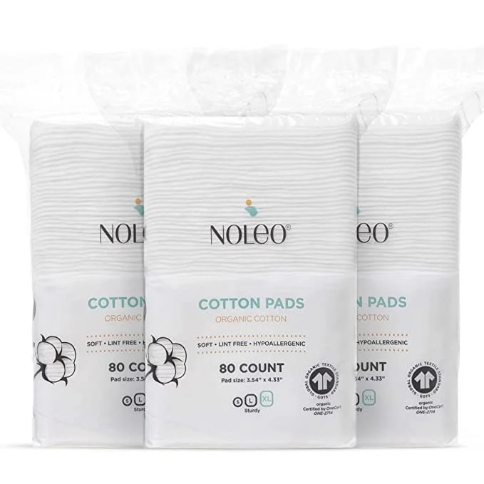 NOLEO Organic Cotton Pads - XL (Pack of 3) | Walmart (US)