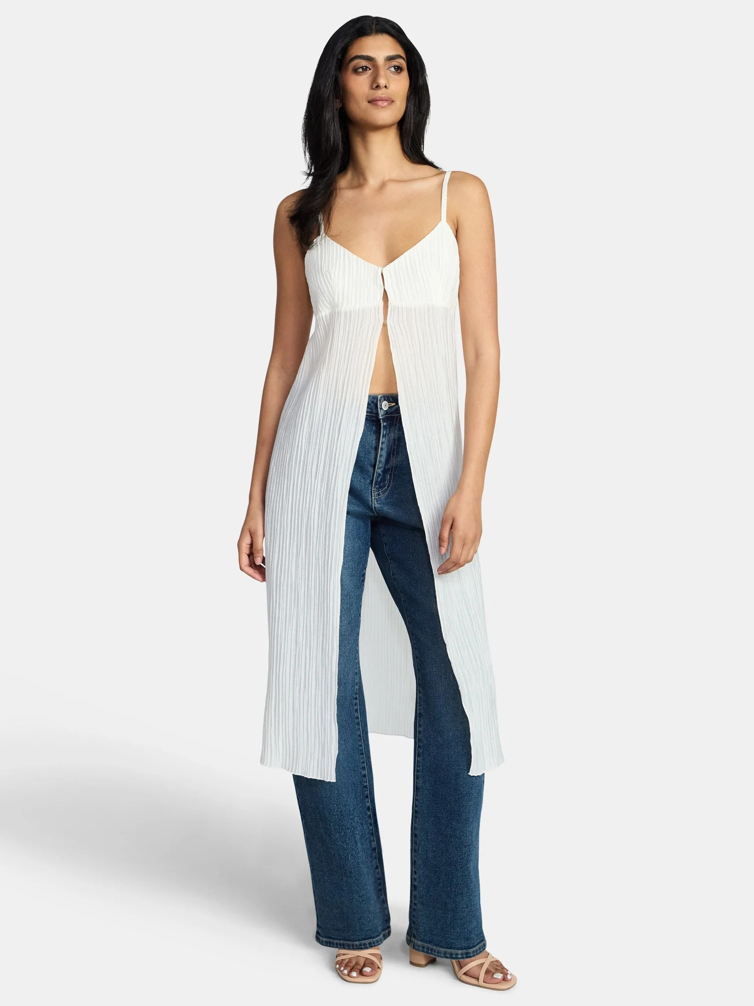 Madden NYC Women's Flyaway Maxi Tank Top, Sizes XXS-XXL | Walmart (US)