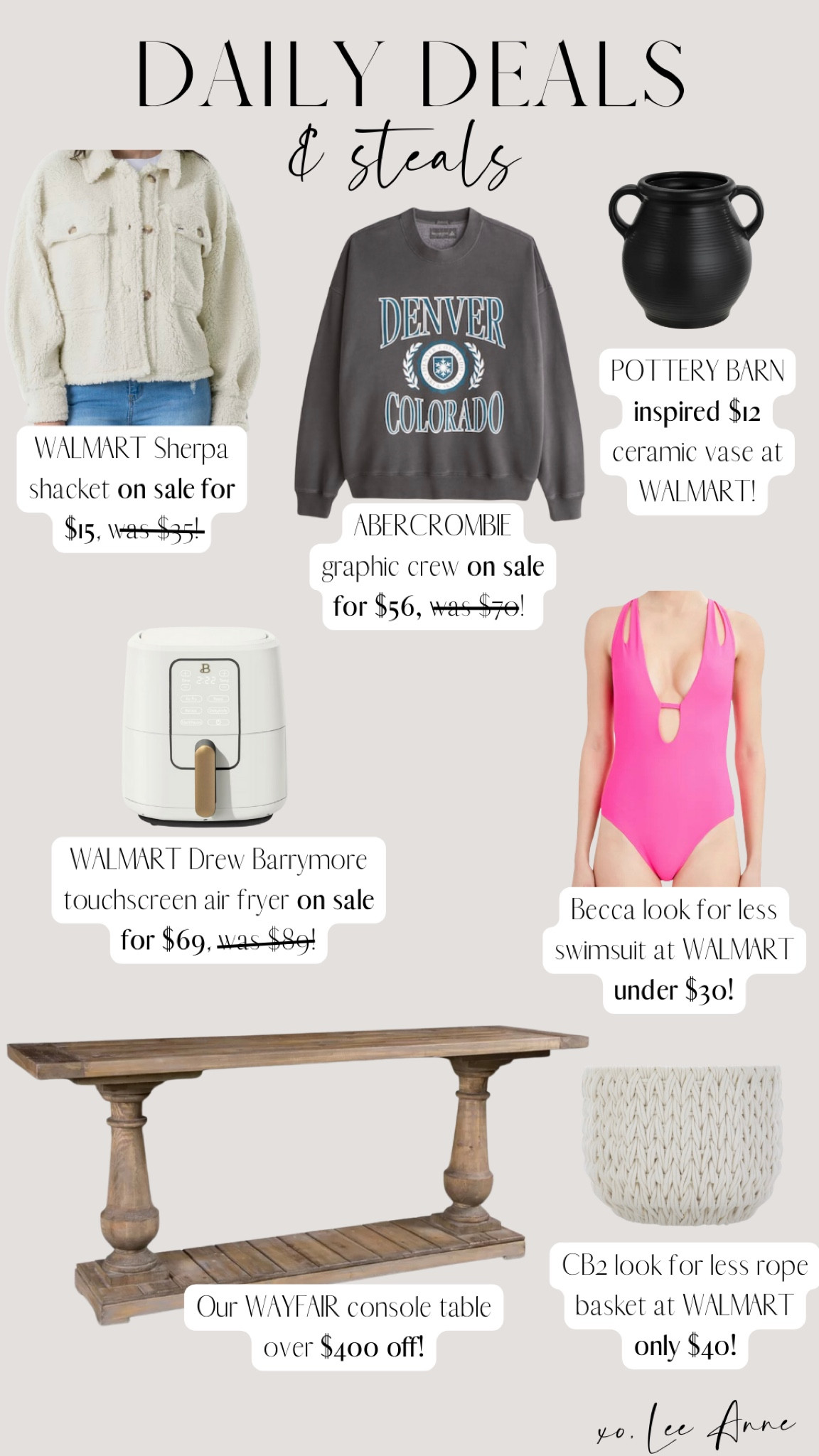 Today’s daily deals! 

Lee Anne Benjamin 🤍

#LTKunder50 #LTKsalealert #LTKstyletip