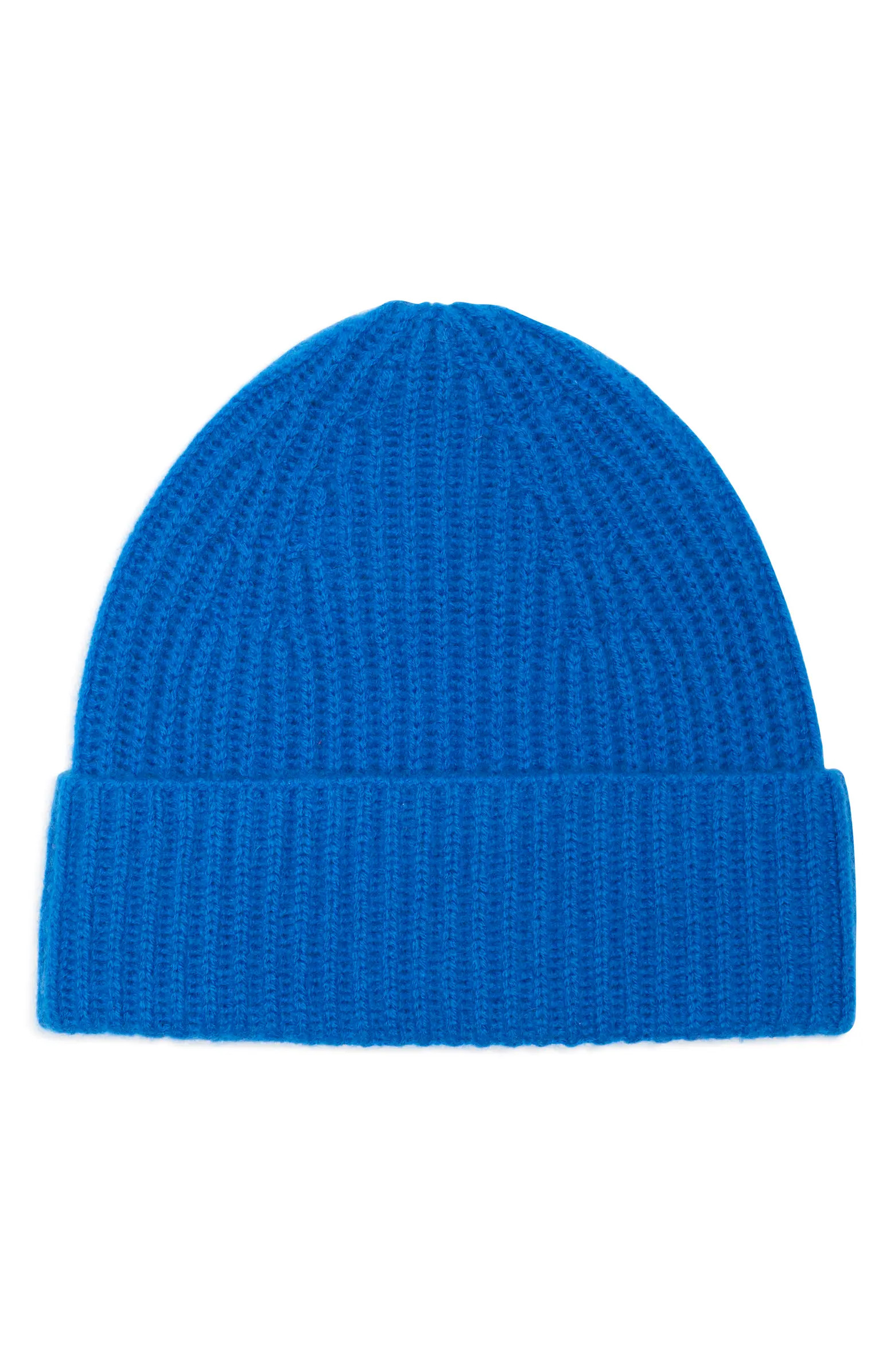 NORDSTROM RACK Cashmere Ribbed Beanie | Nordstromrack | Nordstrom Rack