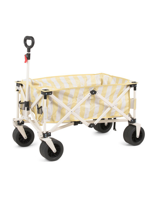 Skinny Striped Foldable Beach Cart | Home | Marshalls | Marshalls