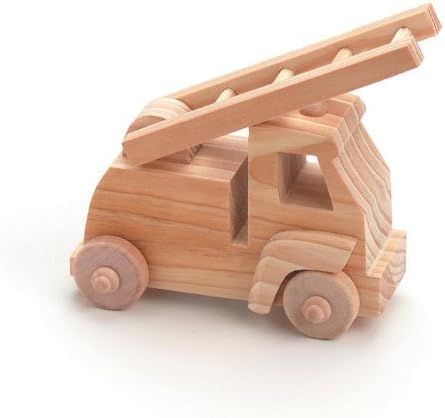 Darice 9163-50 Fire Truck Craft, One Size, Brown | Amazon (US)