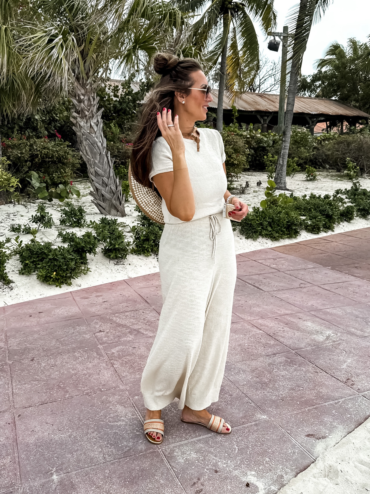 Wore this to our beach day- comfy cozy yet lightweight Sweater set size large I have blue and cream! 

#LTKfindsunder100 #LTKover40 #LTKmidsize