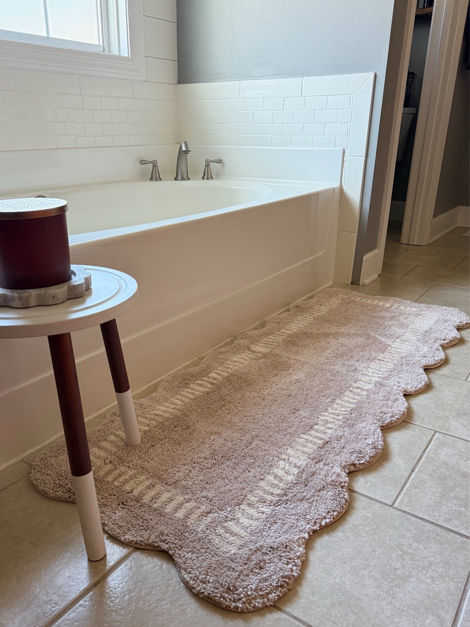 The most lush scalloped bath mat in the prettiest blush color! 😍 This new Loloi X Chris Loves Julia release did not disappoint!

#LTKHome #LTKSaleAlert #LTKSeasonal