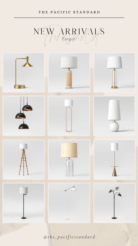 TARGET NEW ARRIVALS! Modern, glass, wood, and flutted lamp, floor lamp and table lamp options from threshold! #target #targetnewarrivals 

#LTKhome #LTKstyletip #LTKSeasonal