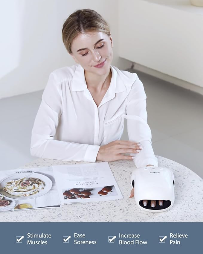 CINCOM Hand Massager - Cordless Hand Massager with Heat and Compression for Arthritis and Carpal ... | Amazon (US)