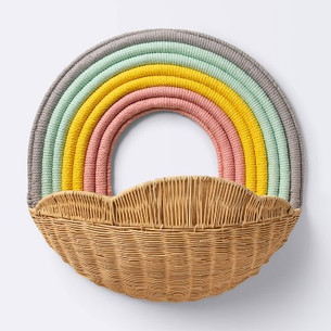 Click for more info about Hanging Wall Storage Rainbow Basket - Cloud Island™