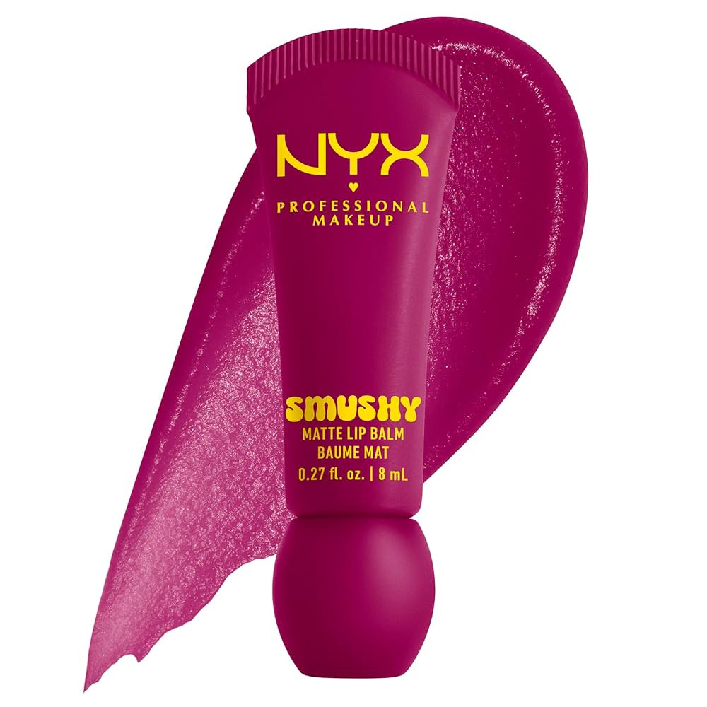 NYX PROFESSIONAL MAKEUP Smushy Matte Lip Balm, Tinted Lip Moisturizer with Soft, Matte Finish - S... | Amazon (US)