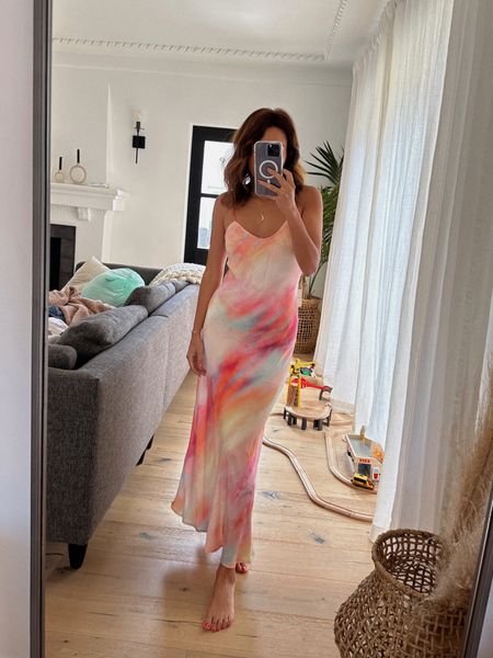 The easiest vacay dress - wearing a size xs in this tie dye slip dress 

#LTKFind #LTKstyletip