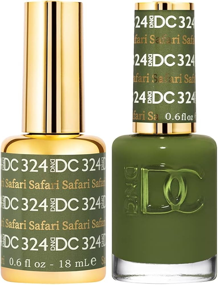 DND DC Gel Polish Set, Green, UV Gel Polish and Air Dry Nail Lacquer, Matching Chip-Free Polish D... | Amazon (US)