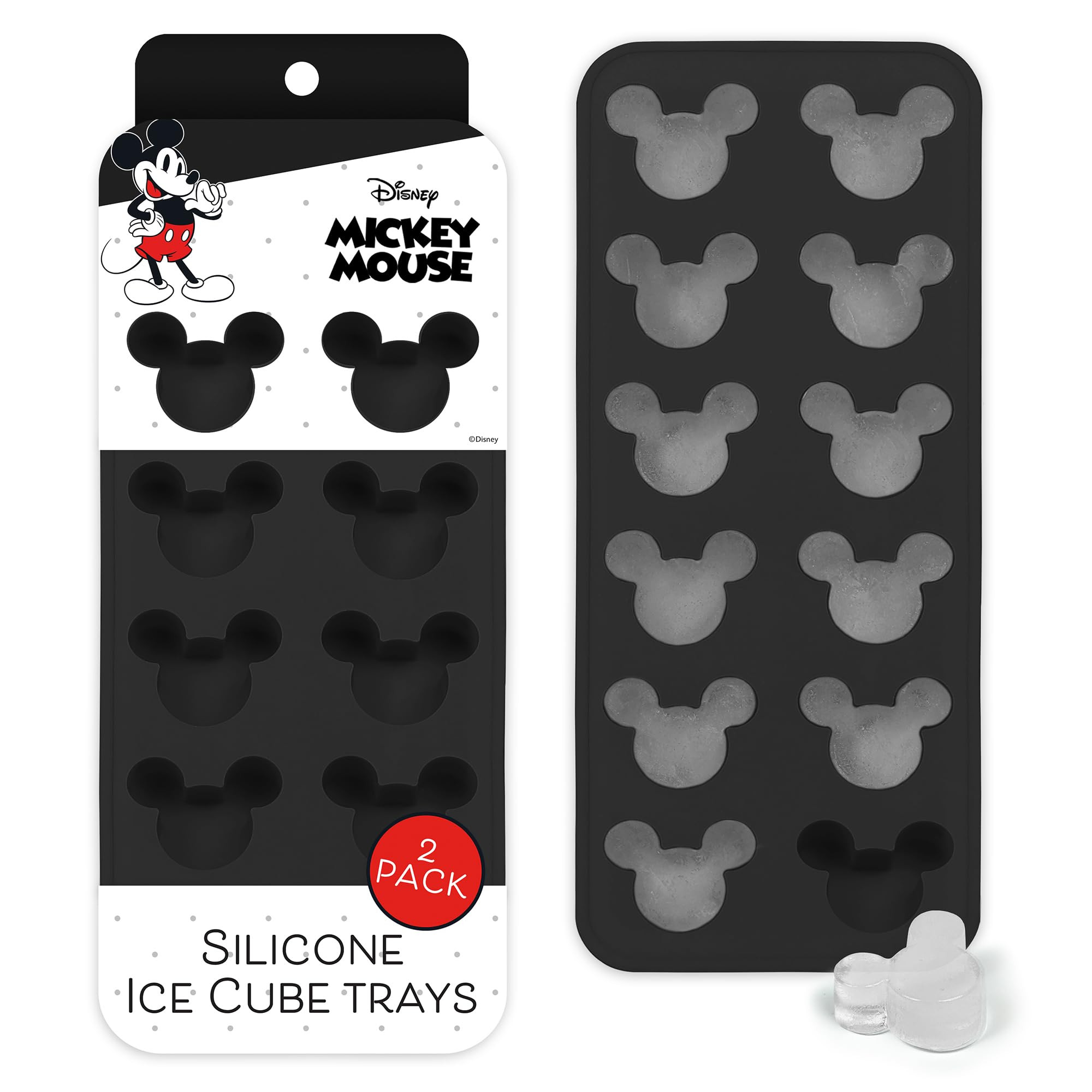 Disney Silicone Ice Cube Tray – 2 Pack Ice Trays for Freezer with Fun Mickey, Minnie & Winnie t... | Amazon (US)