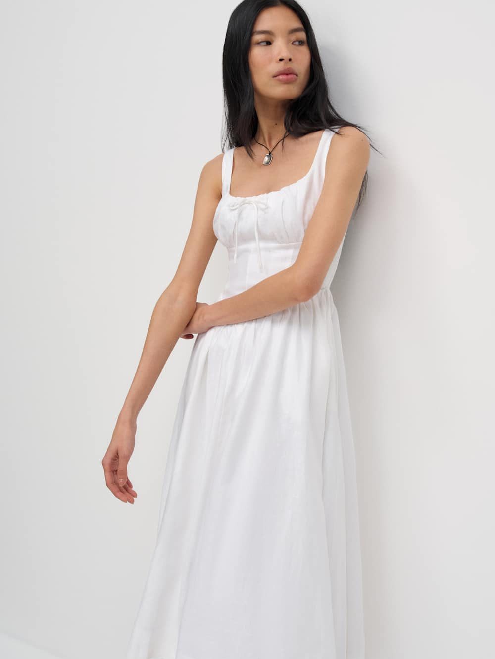 Balia Linen Dress | Reformation (Global)