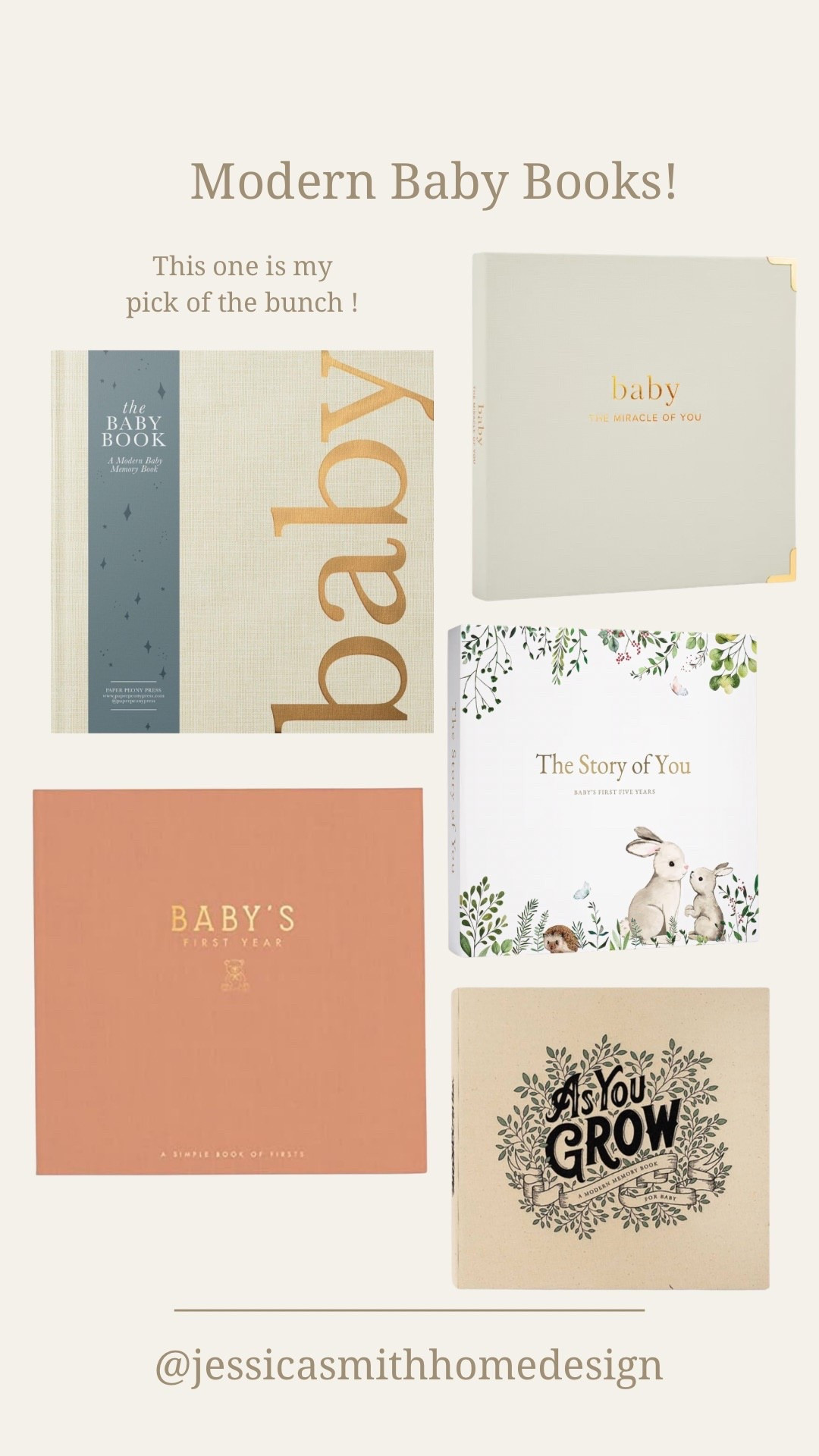 My pics for modern baby books that are comprehensive and aesthetic! 

#LTKBaby #LTKGiftGuide #LTKmomlife